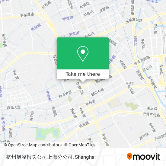 杭州旭泽报关公司上海分公司 map