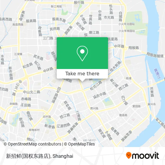 新招鲜(国权东路店) map