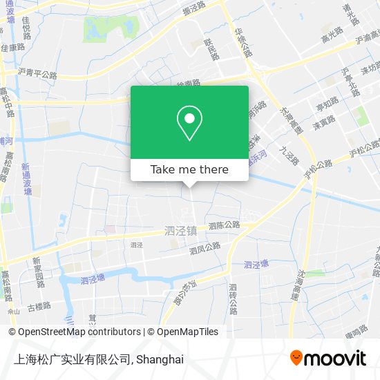 上海松广实业有限公司 map