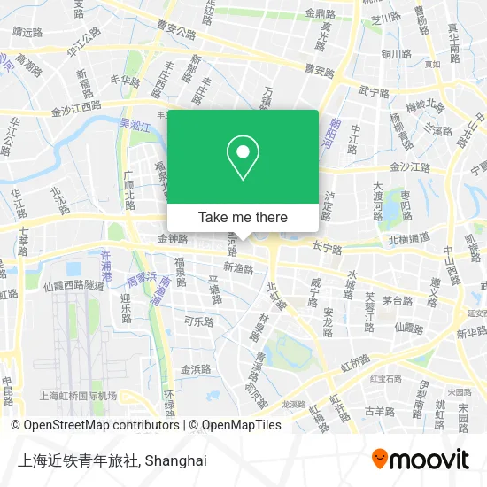 上海近铁青年旅社 map