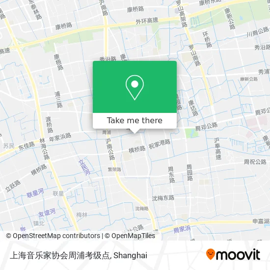 上海音乐家协会周浦考级点 map