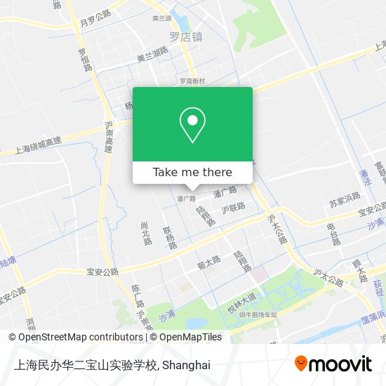 上海民办华二宝山实验学校 map