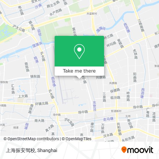 上海振安驾校 map