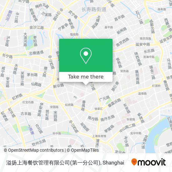 溢扬上海餐饮管理有限公司(第一分公司) map