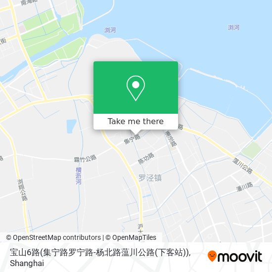 宝山6路(集宁路罗宁路-杨北路蕰川公路(下客站)) map