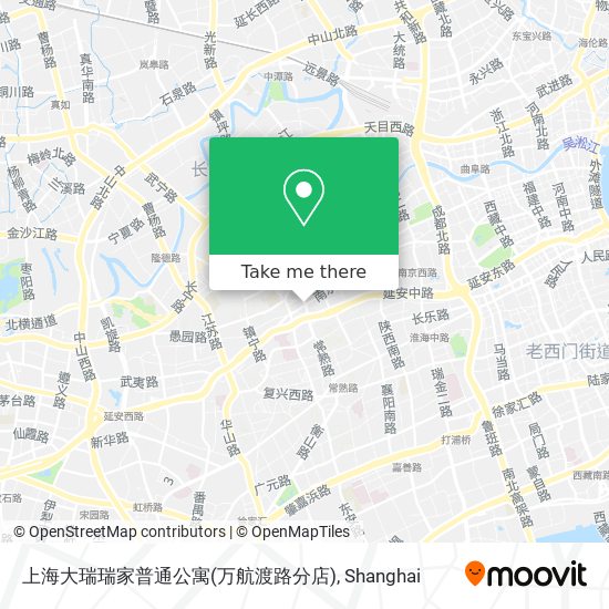 上海大瑞瑞家普通公寓(万航渡路分店) map