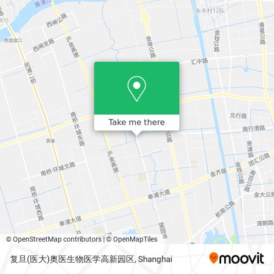 复旦(医大)奥医生物医学高新园区 map