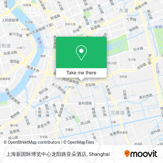 上海新国际博览中心龙阳路亚朵酒店 map