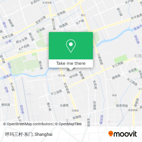 呼玛三村-东门 map