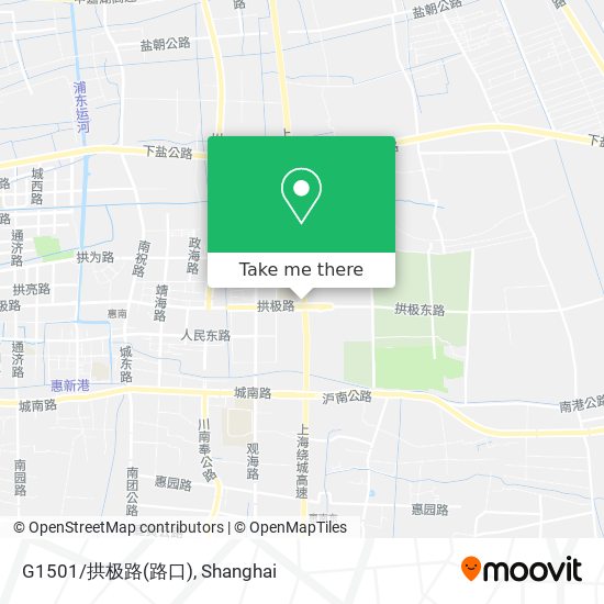 G1501/拱极路(路口) map