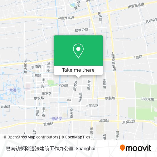 惠南镇拆除违法建筑工作办公室 map