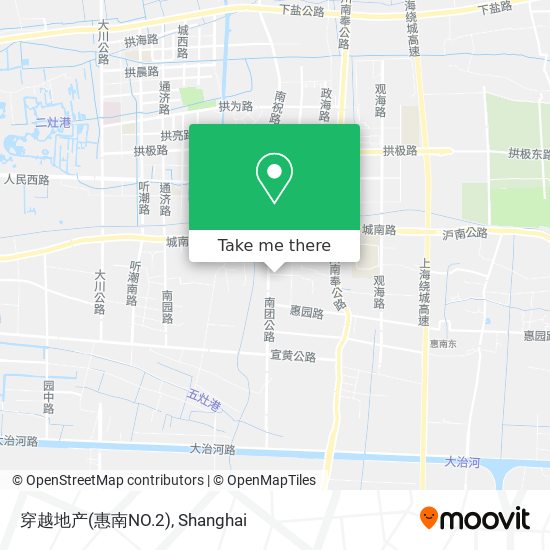 穿越地产(惠南NO.2) map