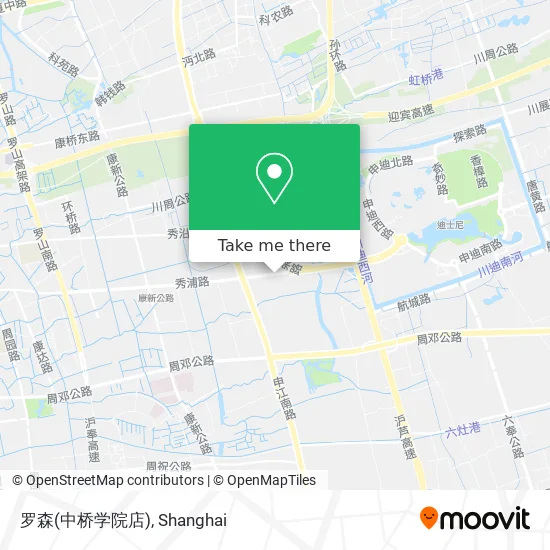 罗森(中桥学院店) map