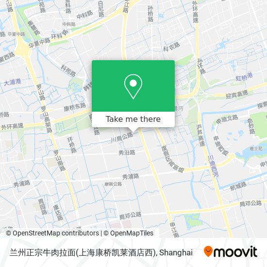 兰州正宗牛肉拉面(上海康桥凯莱酒店西) map