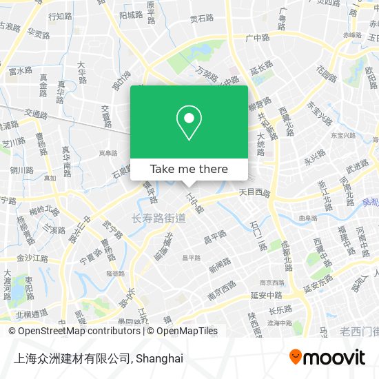 上海众洲建材有限公司 map