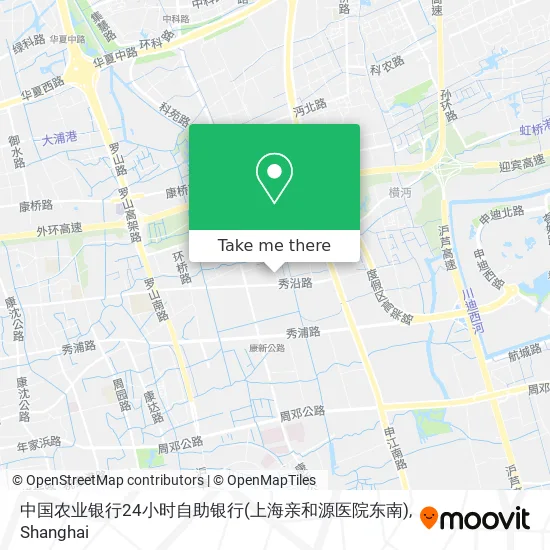 中国农业银行24小时自助银行(上海亲和源医院东南) map