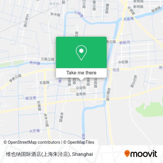 维也纳国际酒店(上海朱泾店) map
