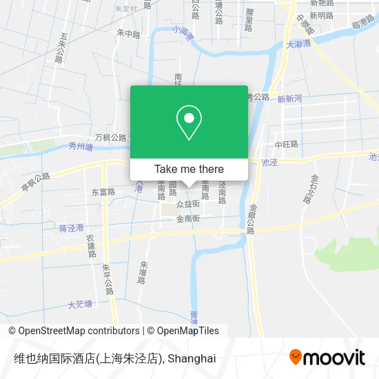 维也纳国际酒店(上海朱泾店) map
