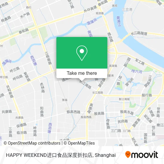 HAPPY WEEKEND进口食品深度折扣店 map