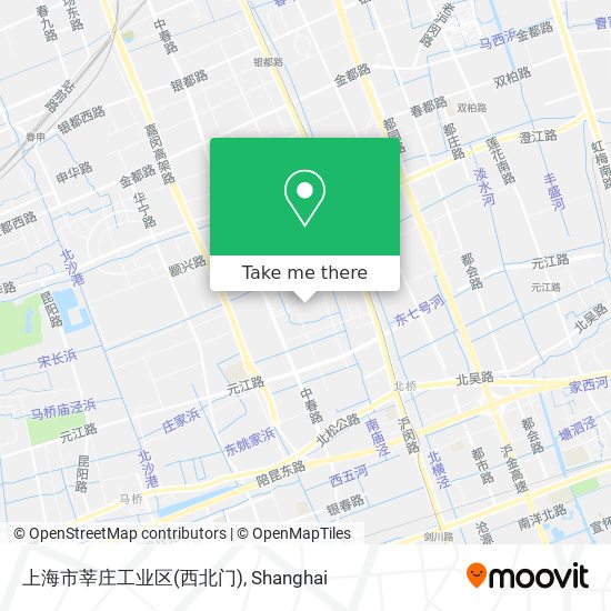 上海市莘庄工业区(西北门) map