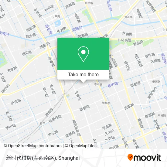 新时代棋牌(莘西南路) map