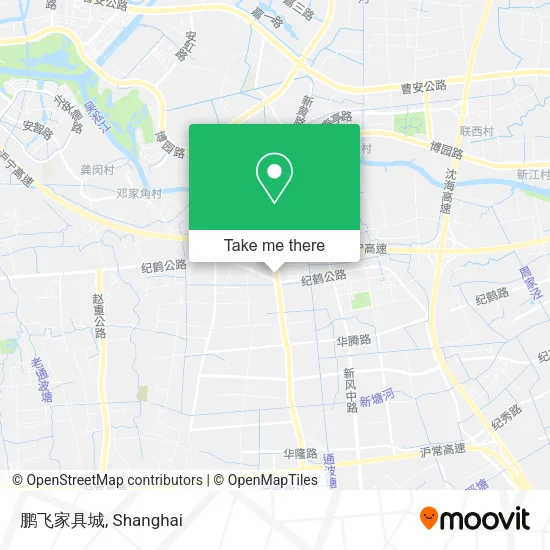 鹏飞家具城 map
