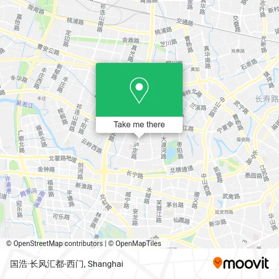 国浩·长风汇都-西门 map