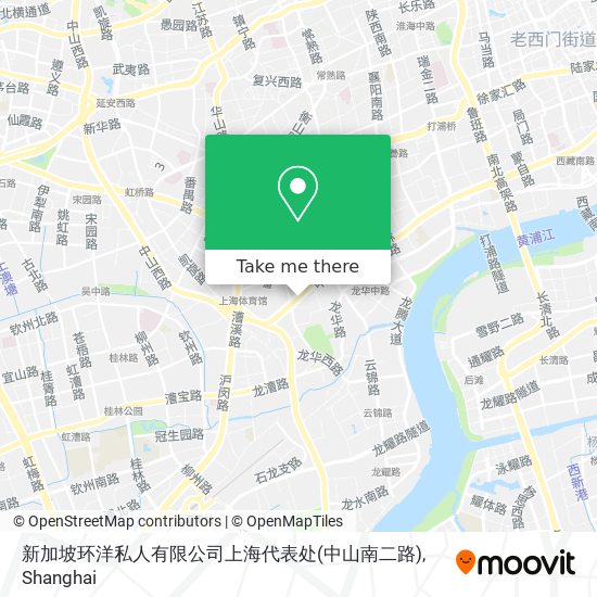 新加坡环洋私人有限公司上海代表处(中山南二路) map