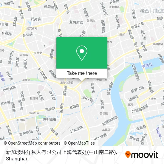 新加坡环洋私人有限公司上海代表处(中山南二路) map