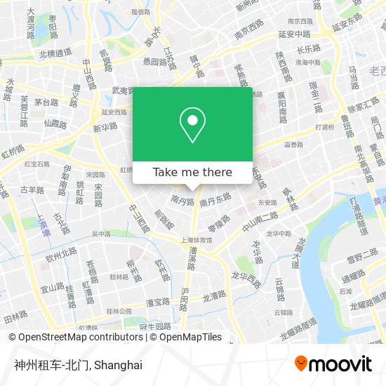 神州租车-北门 map