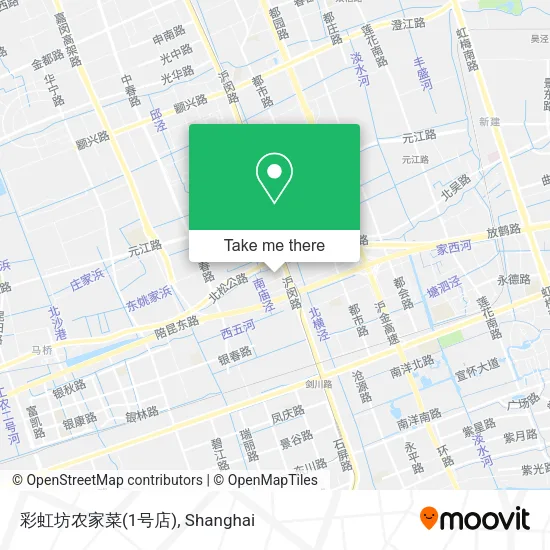 彩虹坊农家菜(1号店) map