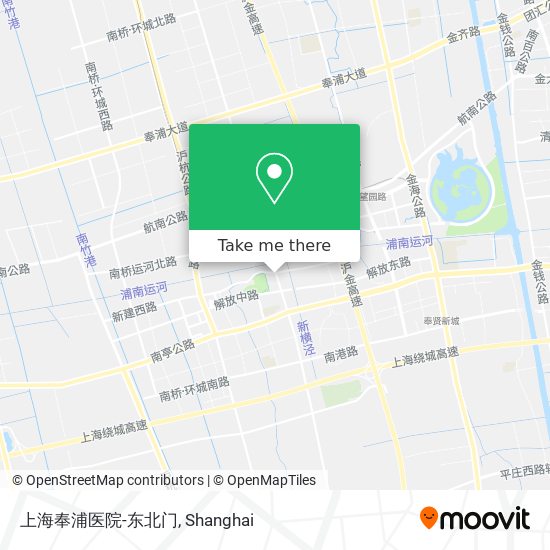 上海奉浦医院-东北门 map