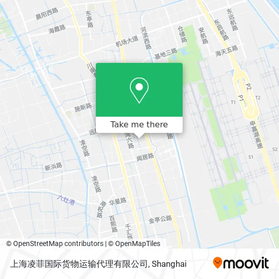 上海凌菲国际货物运输代理有限公司 map