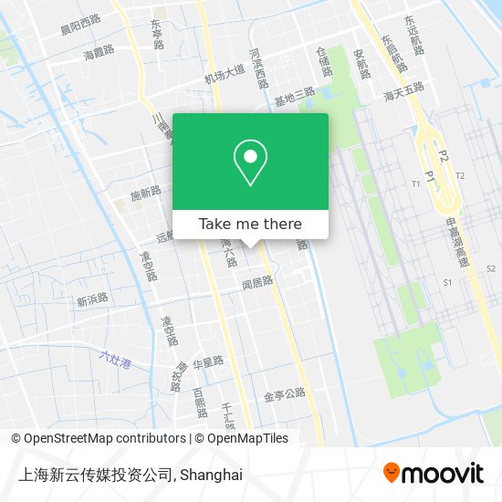 上海新云传媒投资公司 map