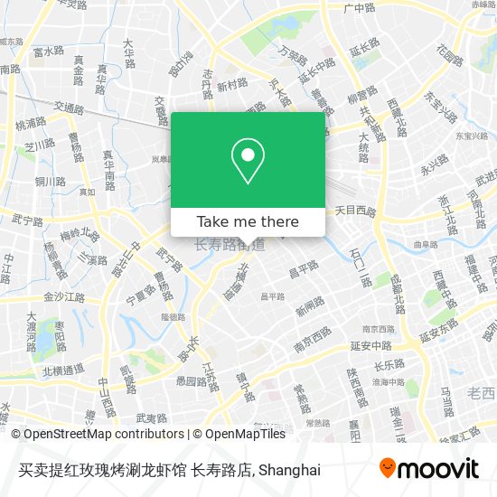 买卖提红玫瑰烤涮龙虾馆 长寿路店 map
