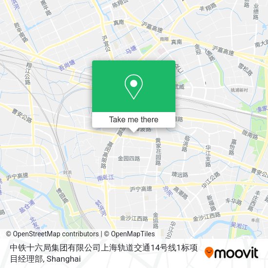 中铁十六局集团有限公司上海轨道交通14号线1标项目经理部 map
