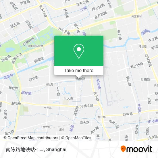南陈路地铁站-1口 map
