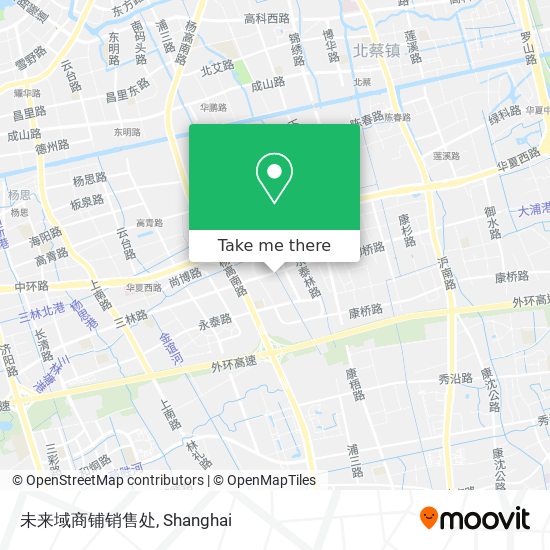 未来域商铺销售处 map