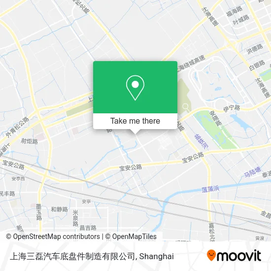 上海三磊汽车底盘件制造有限公司 map