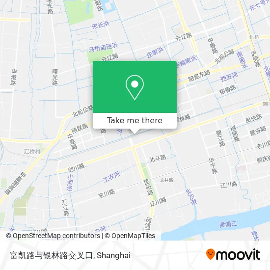 富凯路与银林路交叉口 map