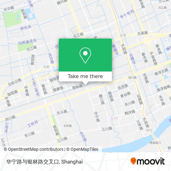 华宁路与银林路交叉口 map