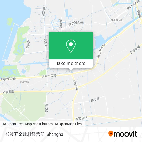 长波五金建材经营部 map