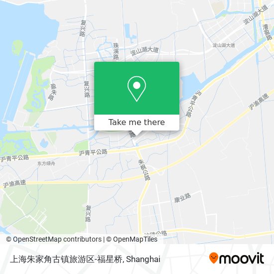 上海朱家角古镇旅游区-福星桥 map