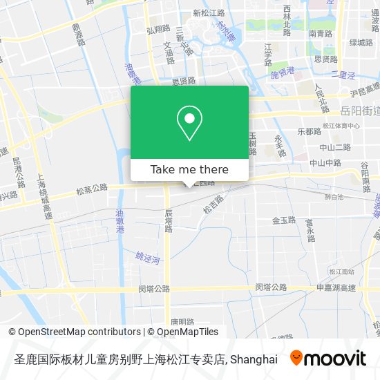 圣鹿国际板材儿童房别野上海松江专卖店 map
