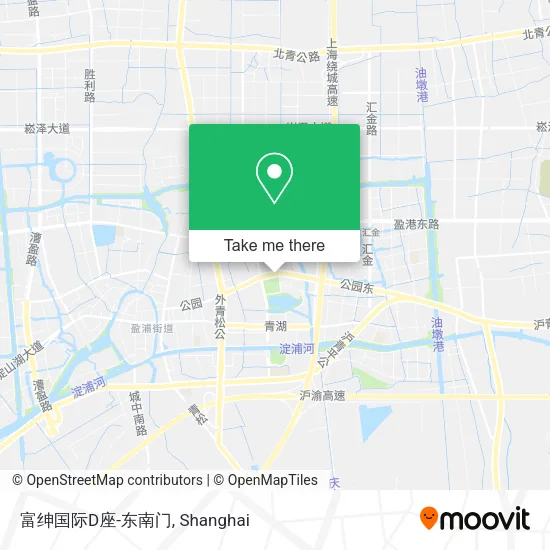富绅国际D座-东南门 map