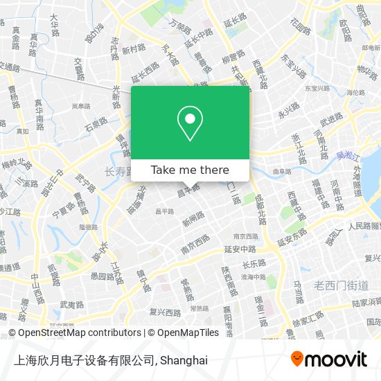 上海欣月电子设备有限公司 map