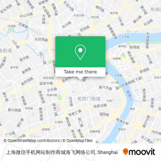 上海微信手机网站制作商城海飞网络公司 map