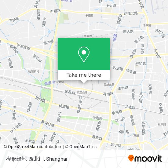 楔形绿地-西北门 map