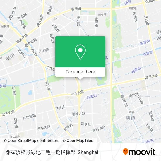 张家浜楔形绿地工程一期指挥部 map