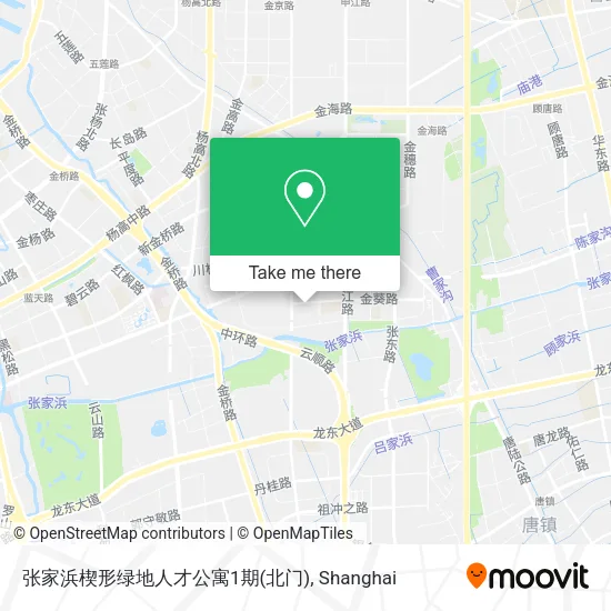 张家浜楔形绿地人才公寓1期(北门) map